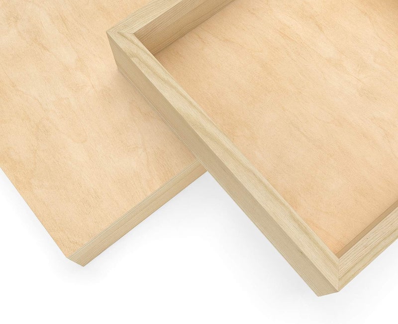 ARTEZA Wood Canvas Boards, 8 x 8 Inches, Pack of 5, Birch Wood, Wooden Panels for Acrylic and Oil Painting, Wood Burning, Crafting - Image 3
